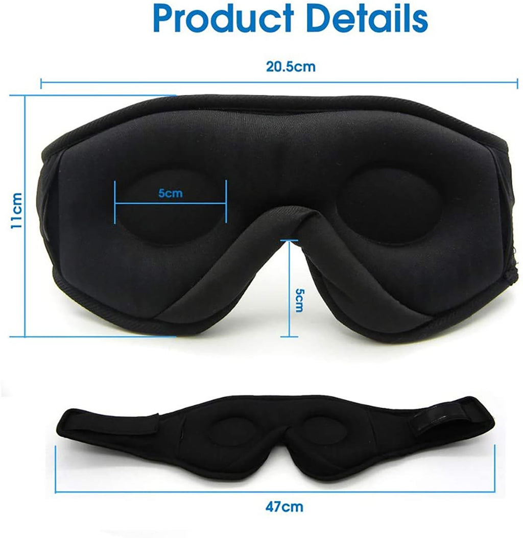 LONGÉ Lull sleep mask in use