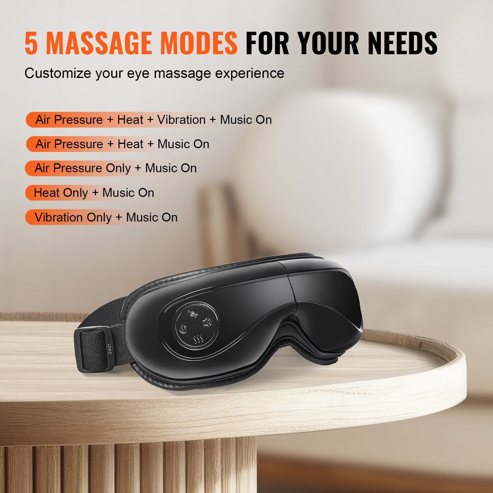 LONGÉ Solace eye massager folded